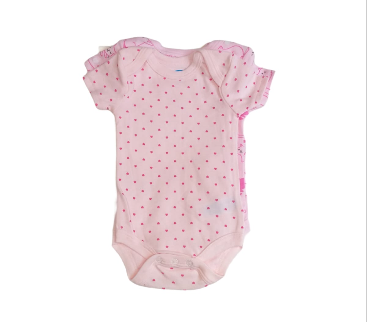 Bon Bébé 3Pk Baby Onesie (Pink) (Size: 6-9 m) – Shop876kids