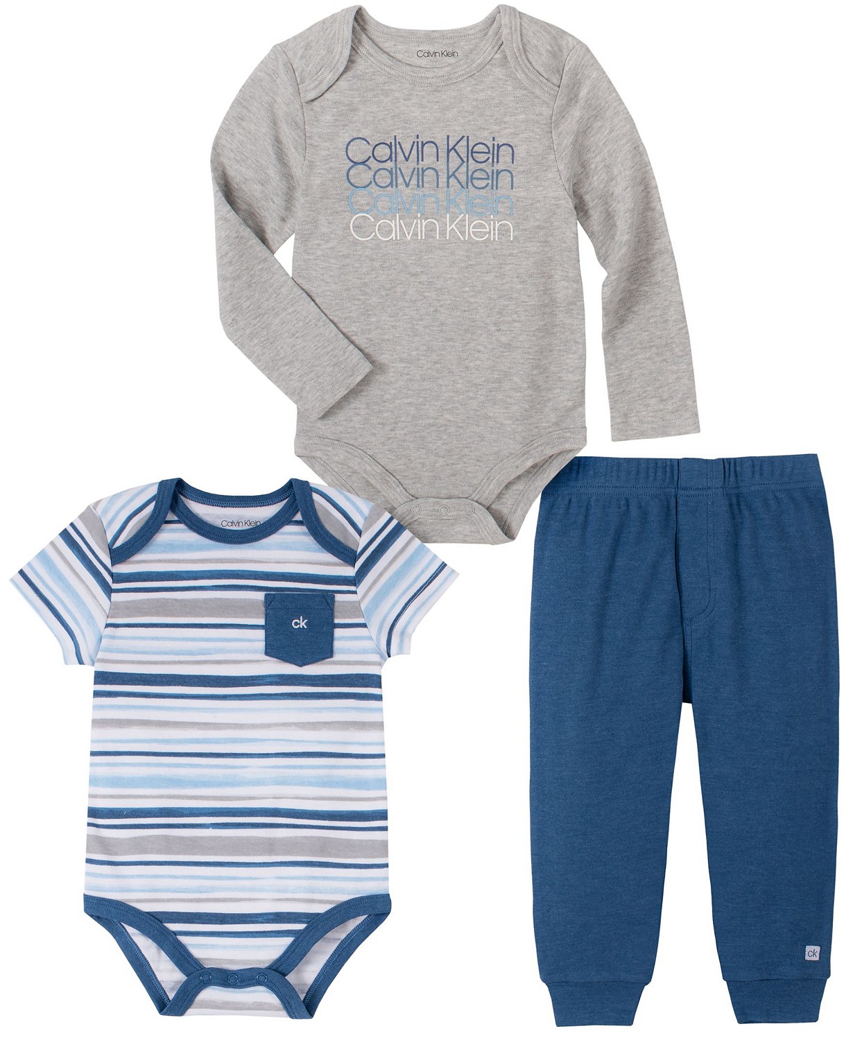 Calvin Klein Baby Boys Bodysuit Pant Set (Size 12m)