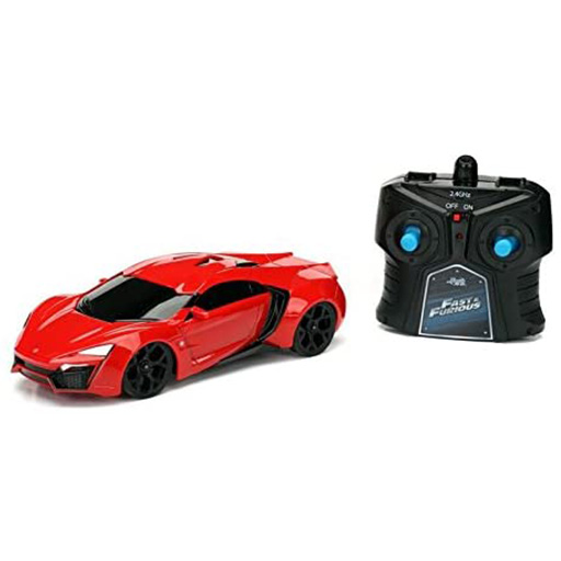 Fast & Furious 1/16 scale Lykan Hypersport Remote Control Car RC with 2.4GHz, Toys for Kids and Adults