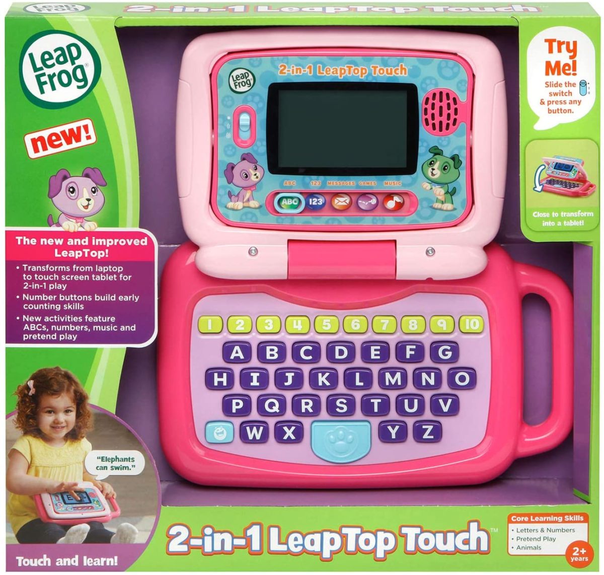 leapfrog 2 in 1 touch and learn