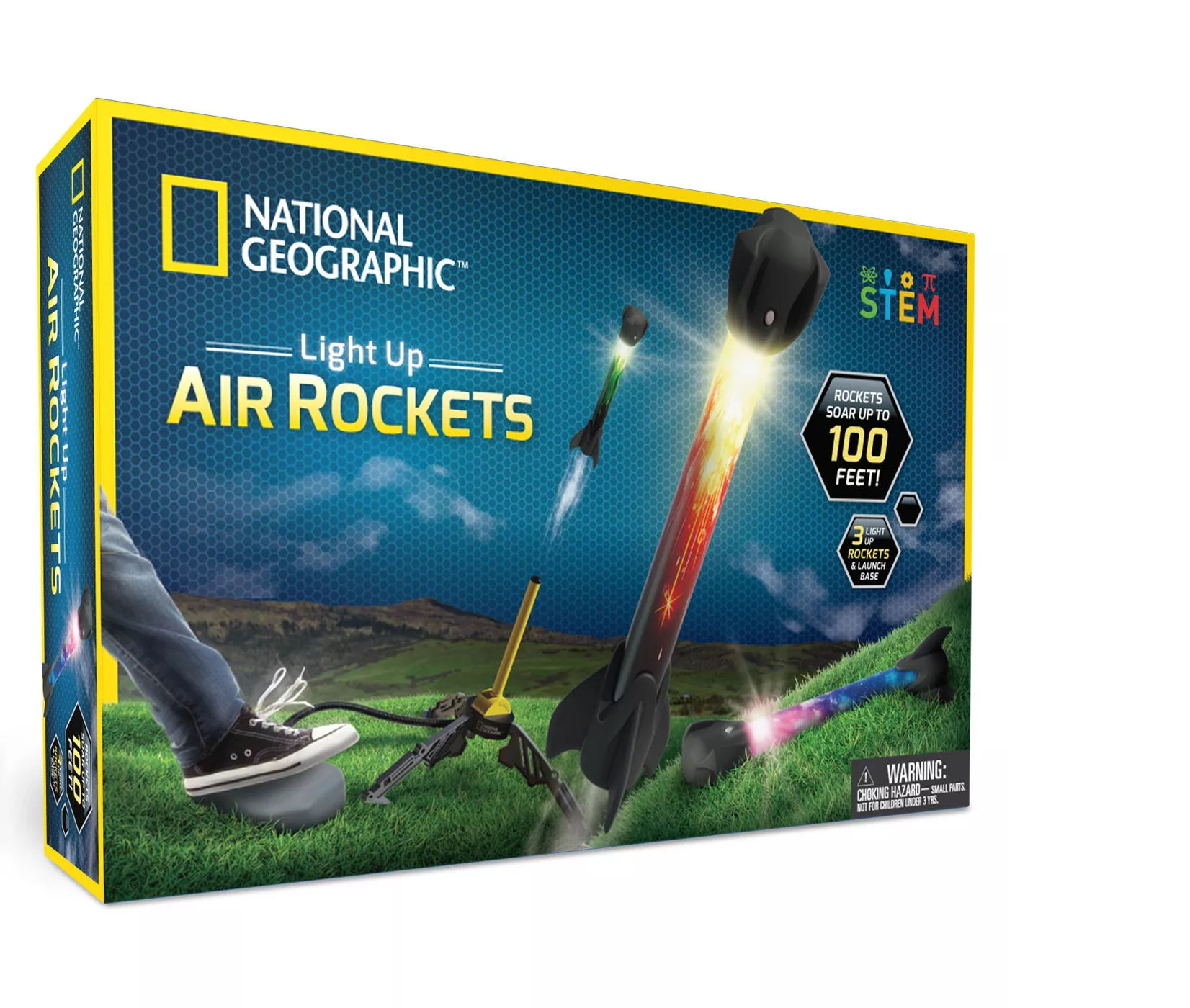 National Geographic Light Up Air Rockets Activity Set