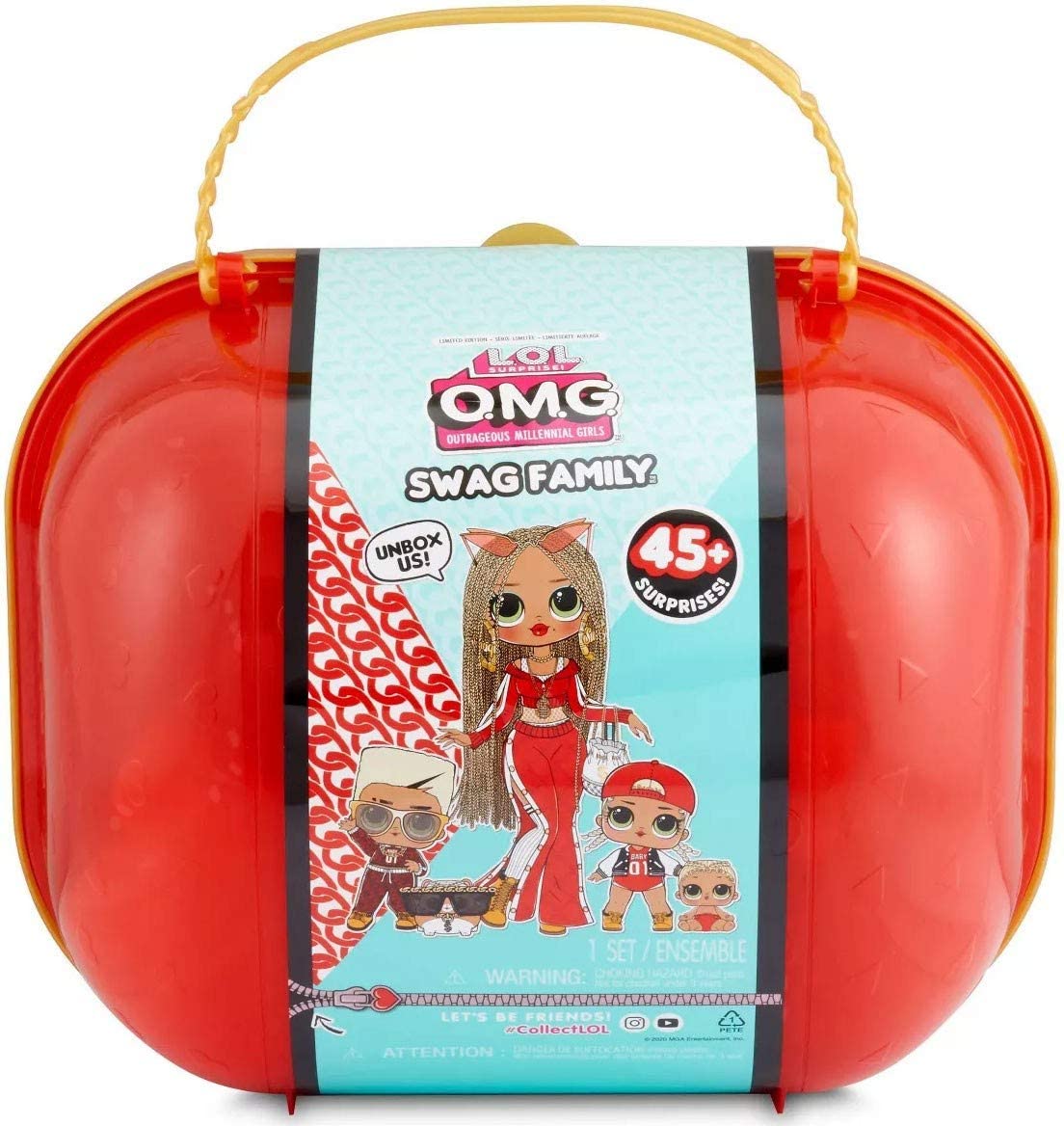 L.O.L. Surprise! Exclusive O.M.G. Swag Family – Limited Edition Fashion Doll, Dolls and Pet with 45+ Surprises