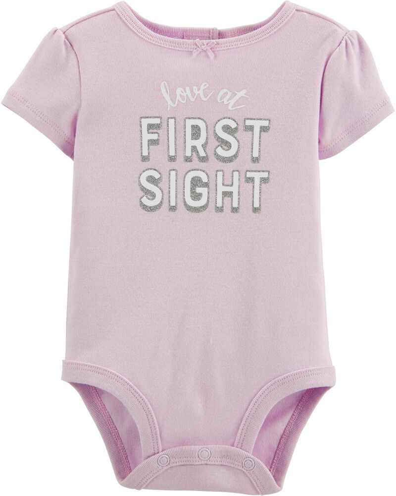 Baby B’gosh Slogan Bodysuit- Lavender (Size:18m)