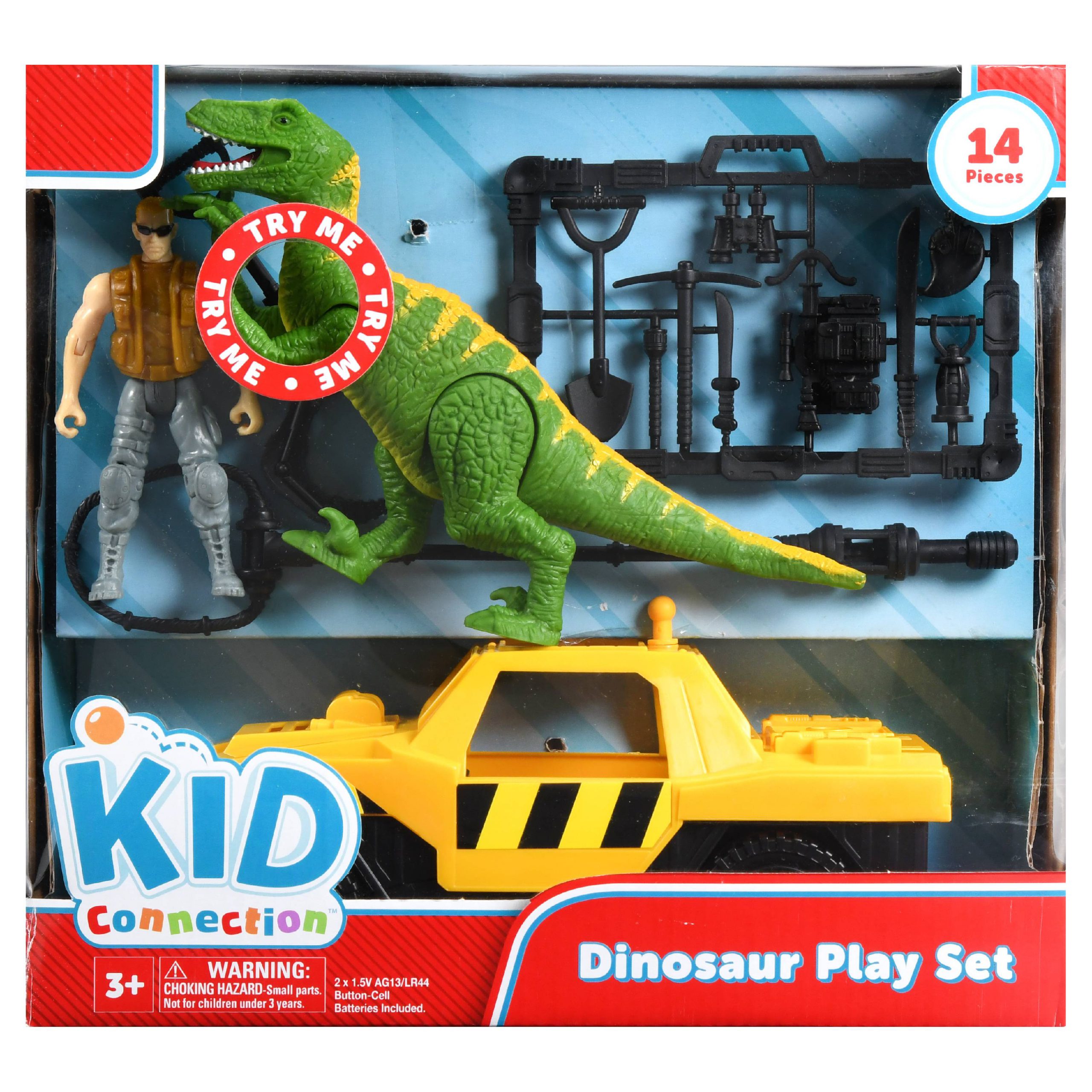 Kid Connection Dinosaur Play Set, 3+ Years, 14 Pieces (Styles May Vary)