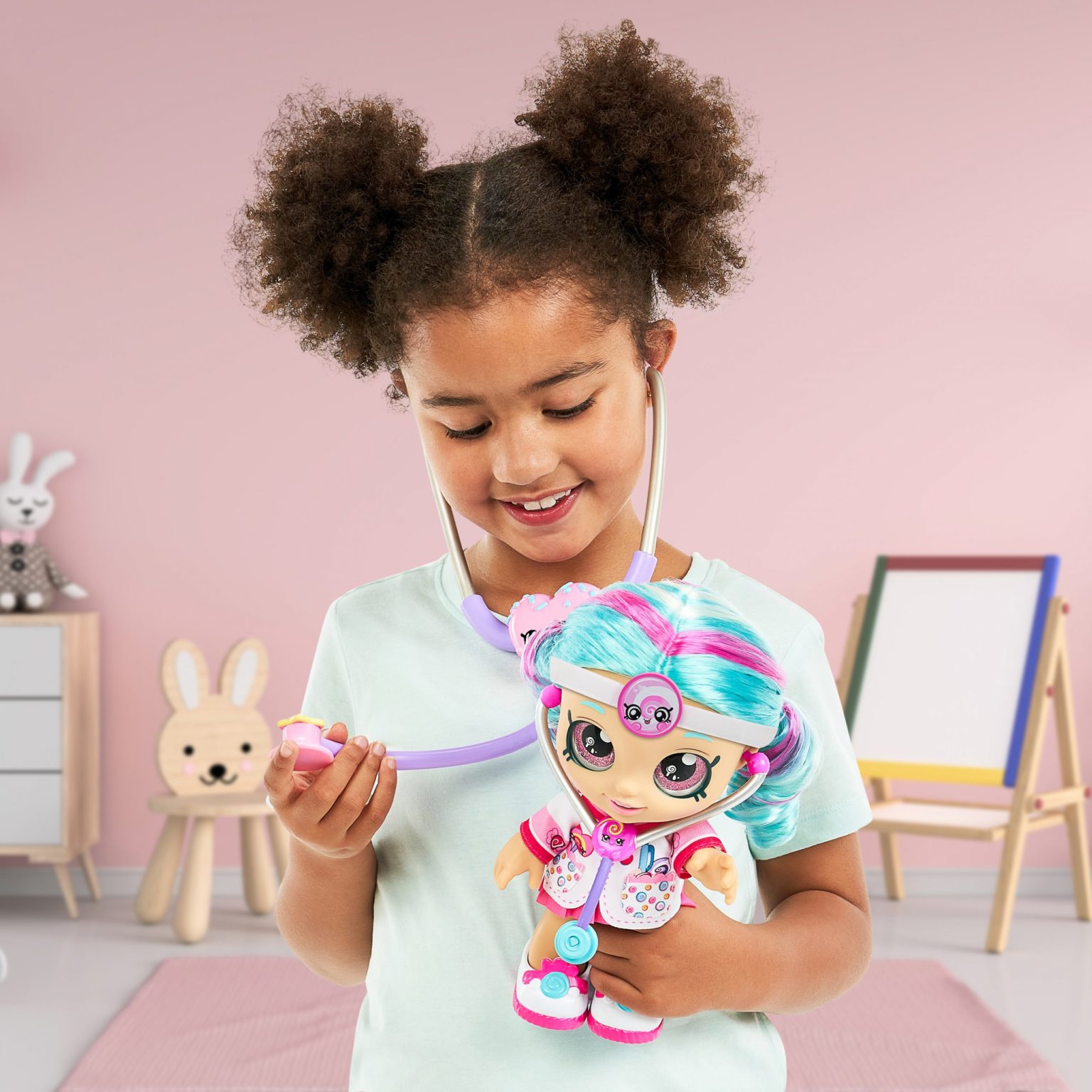 Kindi Kids Fun Time 10 Inch Doll, Dr Cindy Pops with Stethoscope and ...