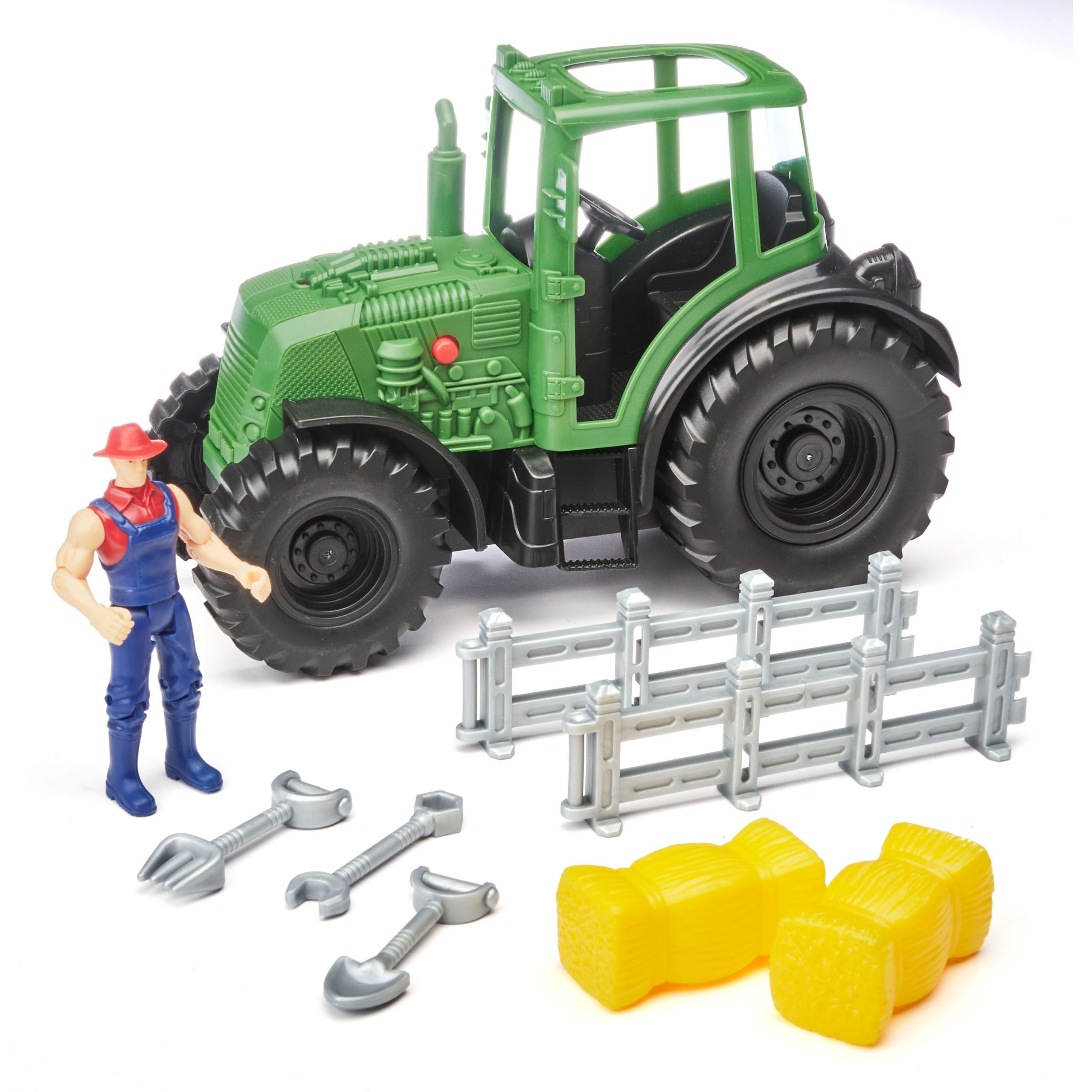 Kid Connection Farm Tractor Play Set, 9 Pieces