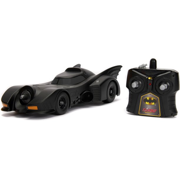 Jada Toys DC Comics Batman 1989 Batmobile RC Car, 1: 16 Scale 2.4Ghz Radio Control Black