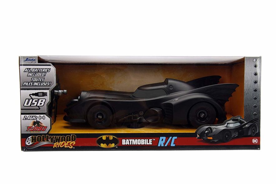 Jada Toys DC Comics Batman 1989 Batmobile RC Car, 1: 16 Scale 2.4Ghz ...