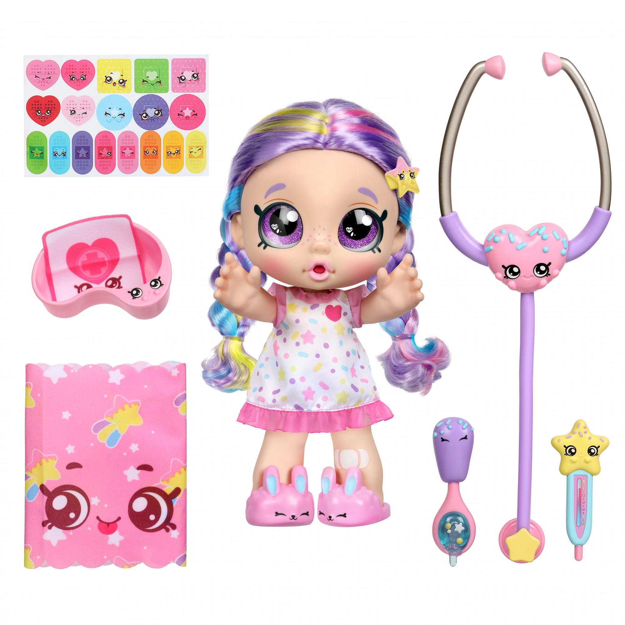 Kindi Kids Shiver ‘N’ Shake Rainbow Kate – Pre-School Play Doll – for Ages 3+