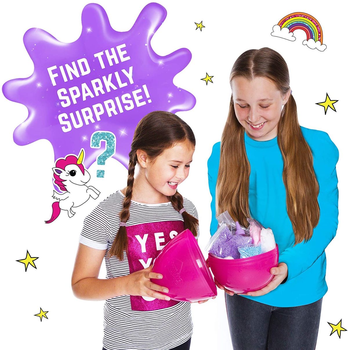 Unicorn Egg Sparkly Surprise Slime Kit for Kids – Shop876kids