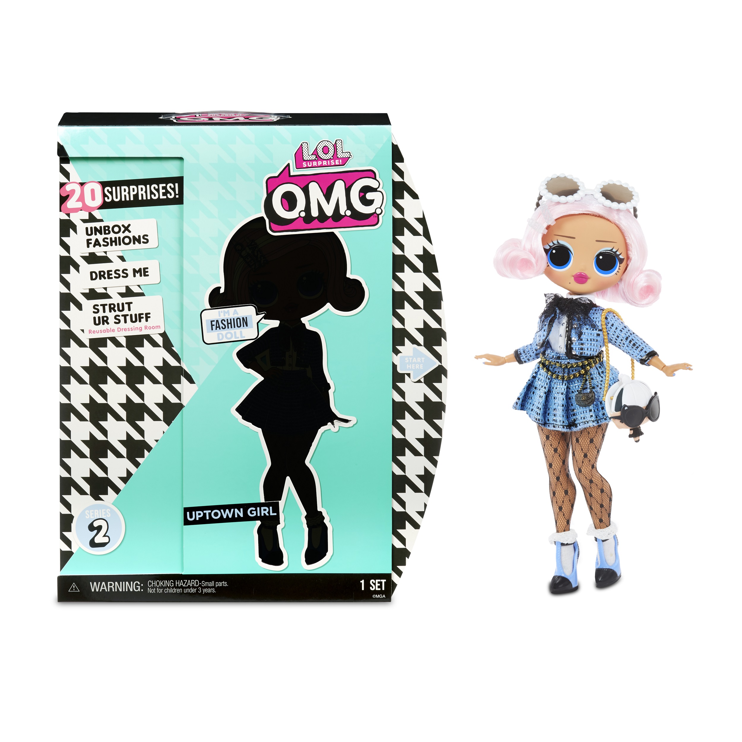 L.O.L Surprise O.M.G. Uptown Girl Fashion Doll with 20 Surprises