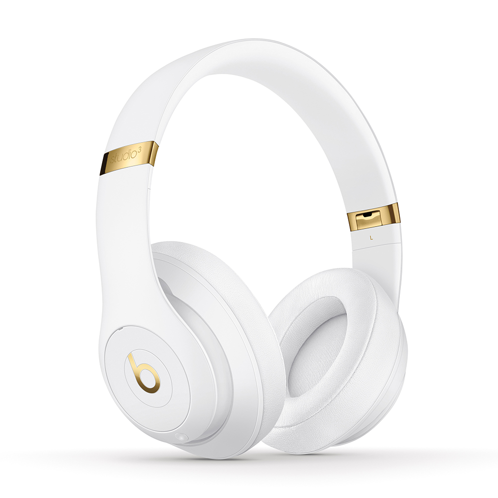 Beats Studio3 Wireless Noise Cancelling Headphones with Apple W1 Headphone Chip – White