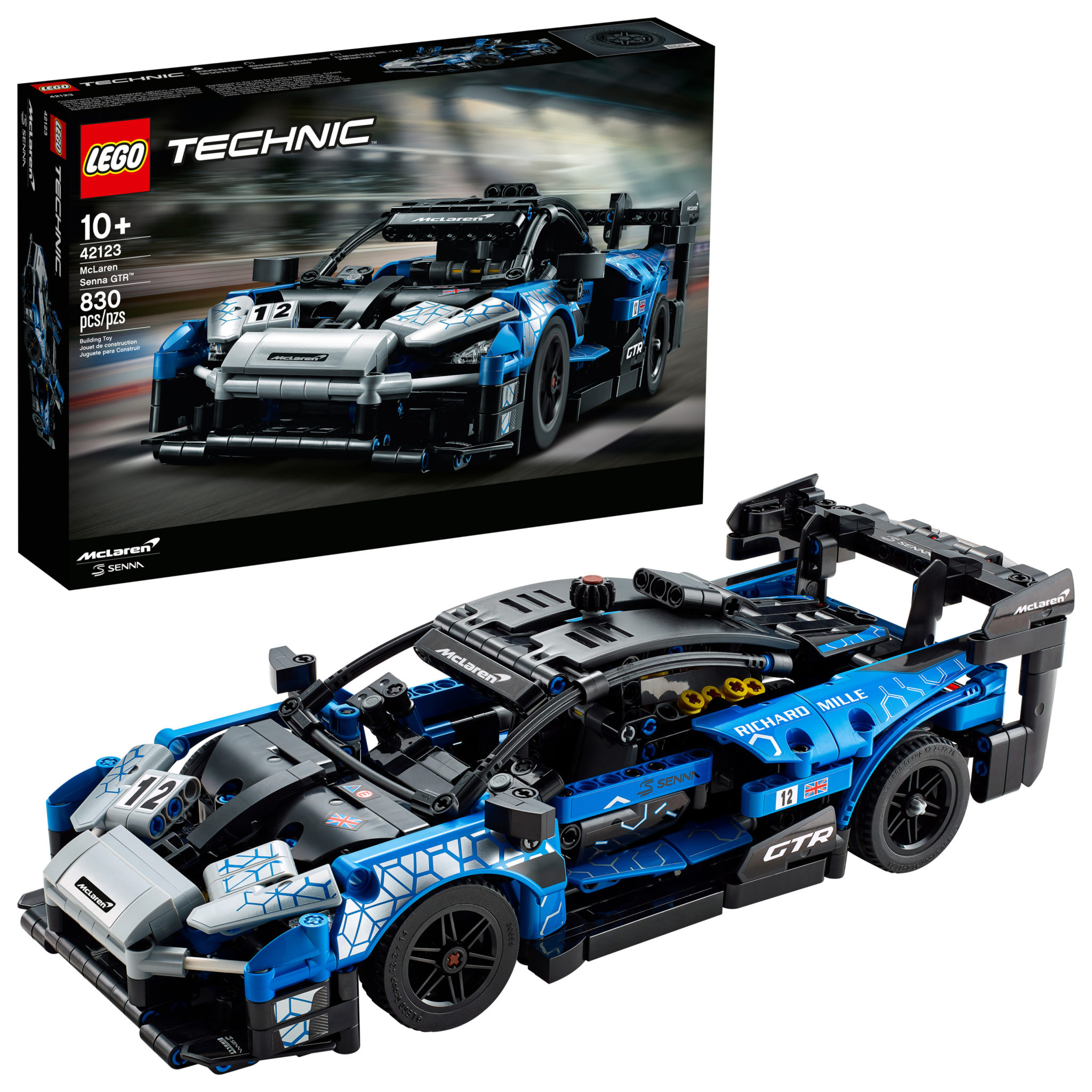 LEGO Technic McLaren Senna GTR 42123; Build And Display Model Building ...