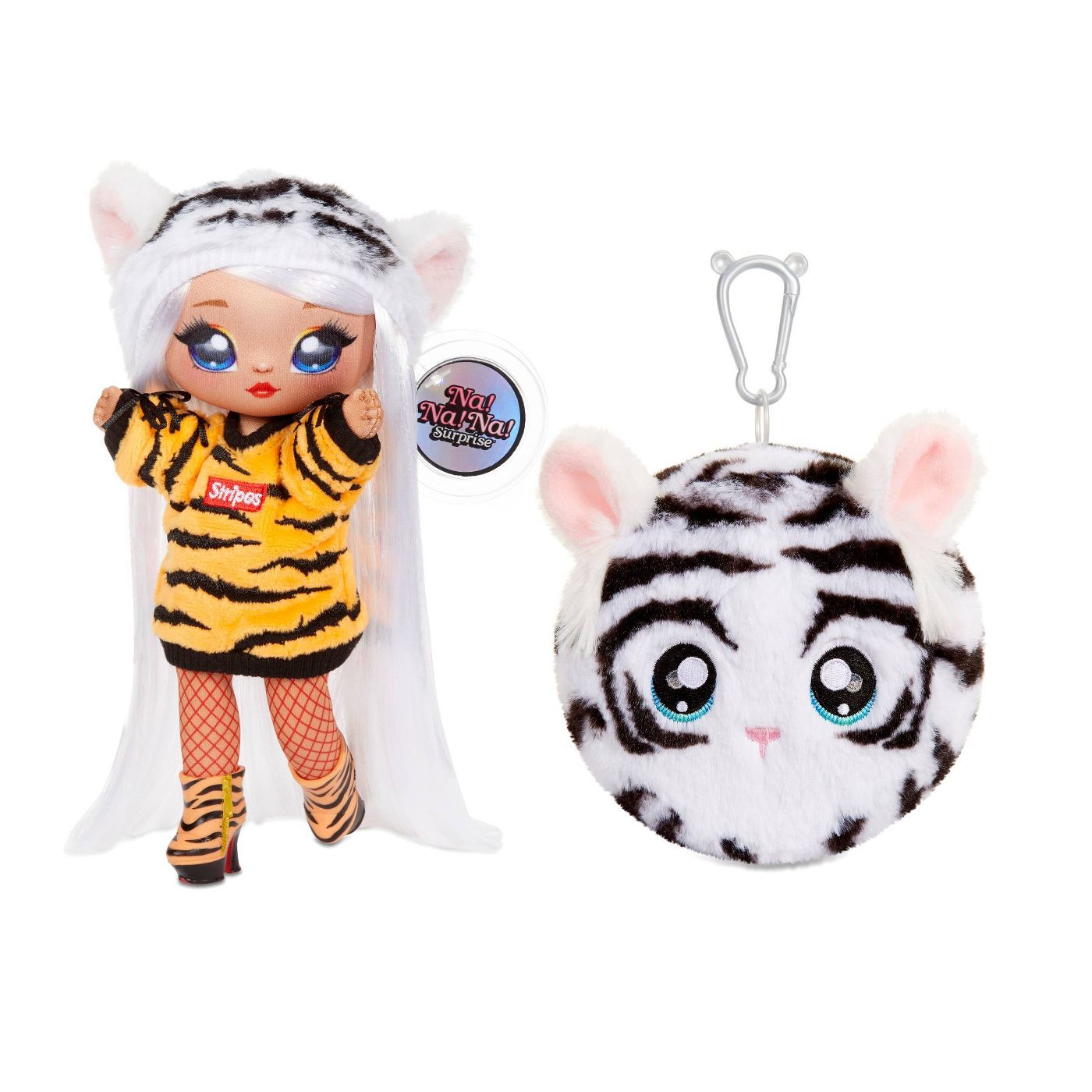 Na! Na! Na! Surprise 2-in-1 Fashion Doll and Plush Purse Series 4 – Bianca Bengal