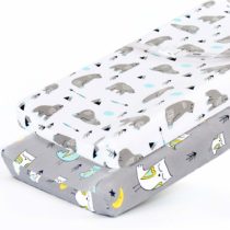changing pad cover owl and bear 1