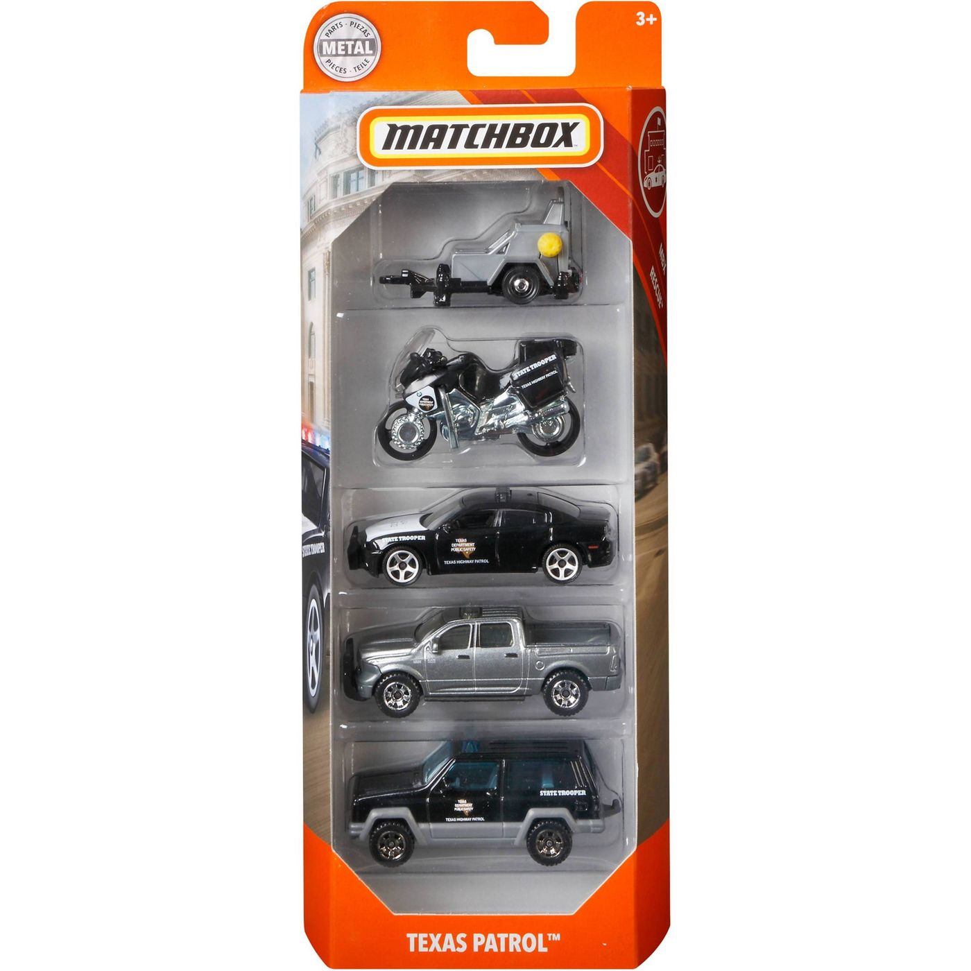 Matchbox 5 Car Pack – Styles may vary