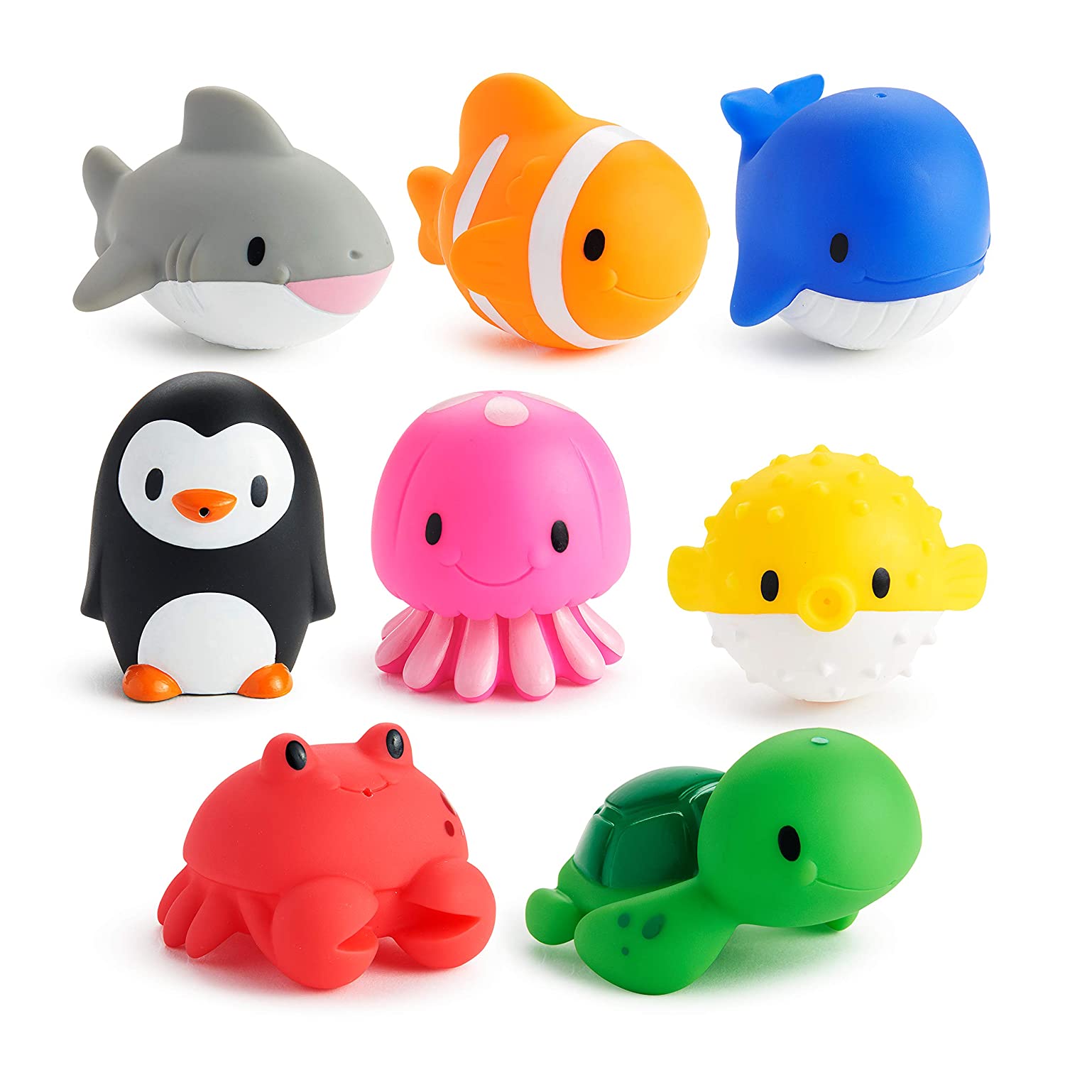 Munchkin Ocean Squirts Bath Toy, 8 pack