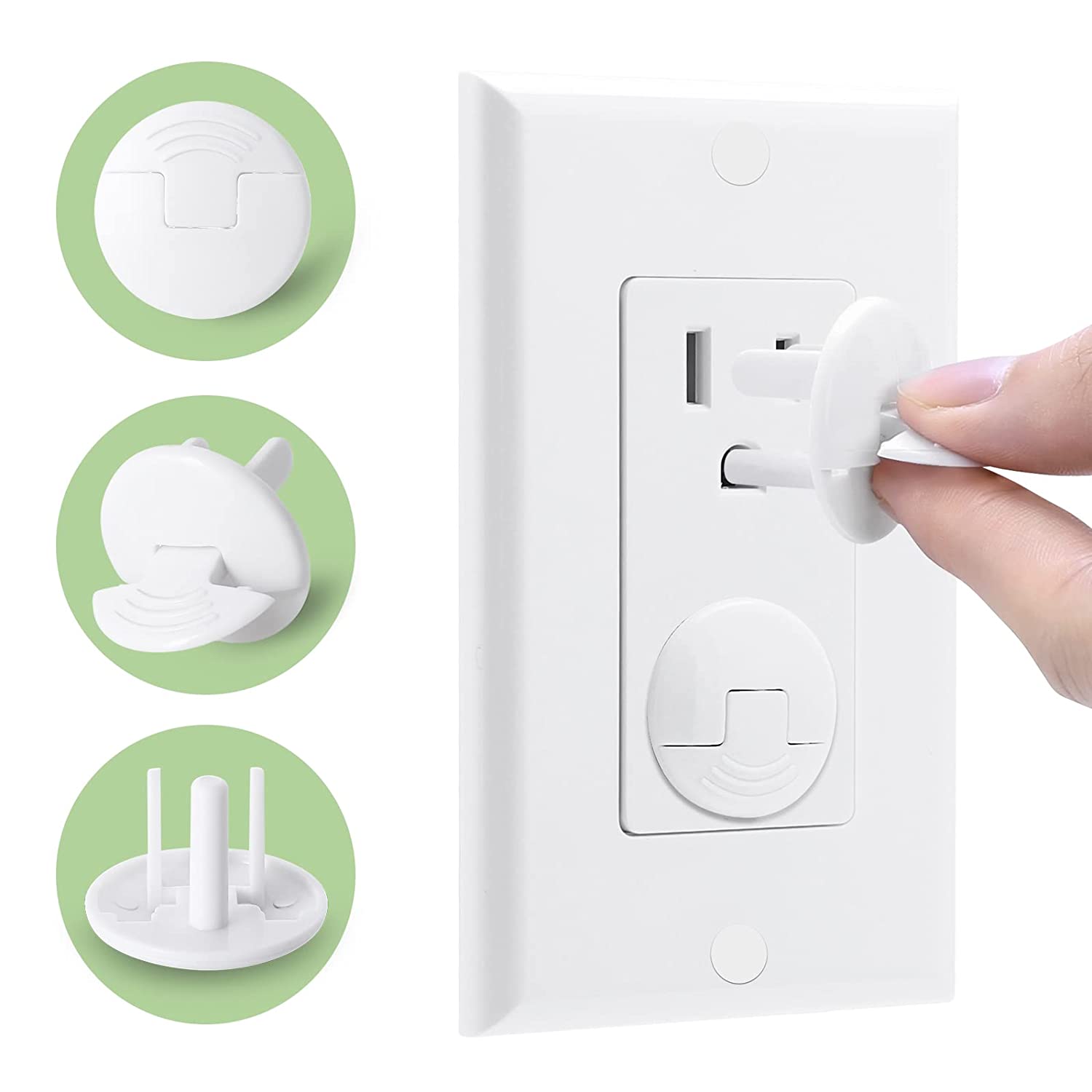 Baby proofing Outlet Plugs, PRObebi No Easy to Remove by Children Keep Prevent Baby from Accidental Shock Hazard