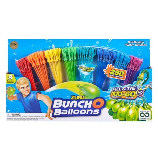 Bunch O Balloons 280 Rapid-Filling Self-Sealing Water Balloons (8 Pack) by ZURU