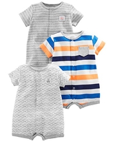 Simple Joys by Carter’s Boys’ 3-Pack Snap-up Rompers 0-3 months
