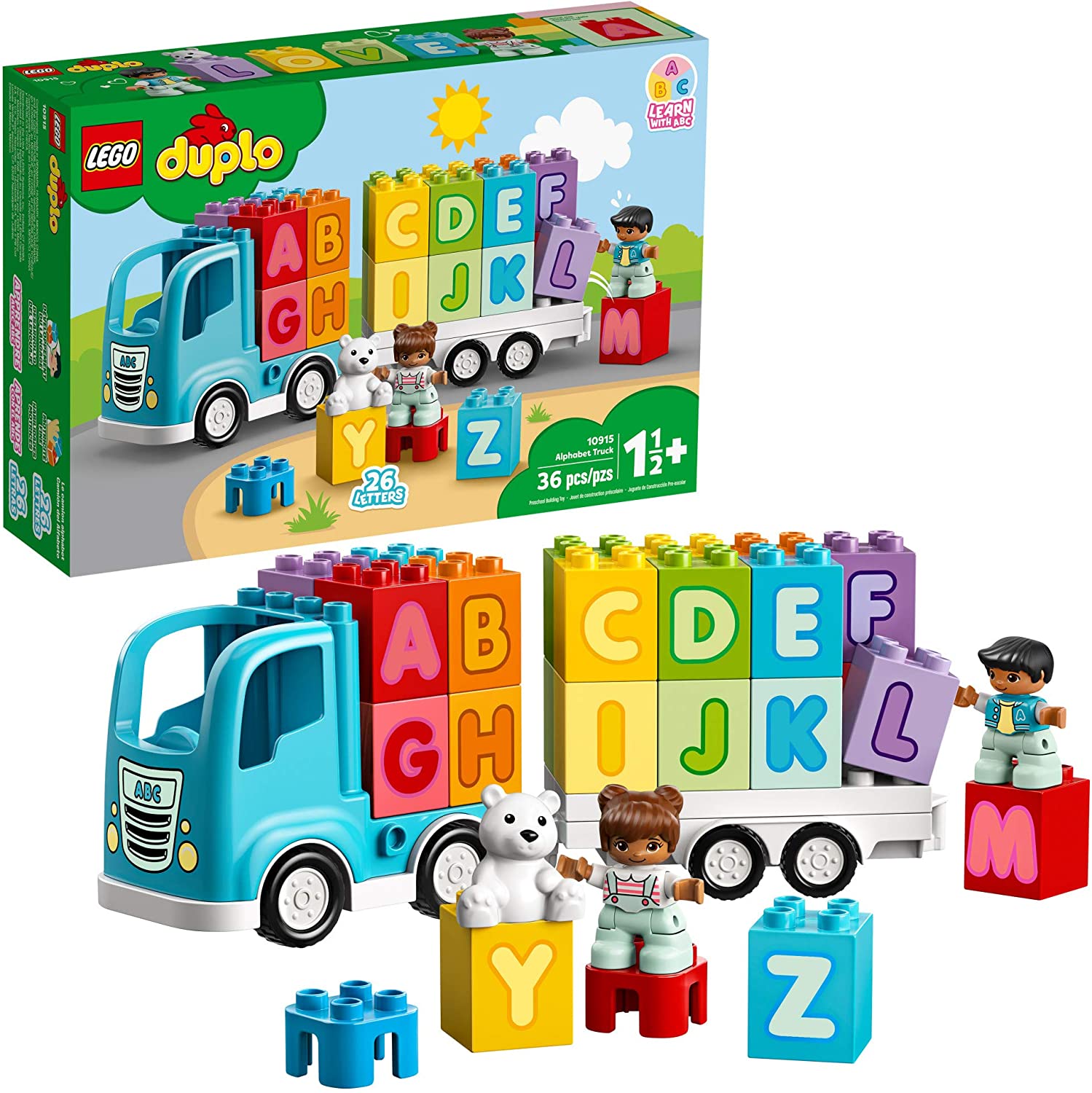 LEGO DUPLO My First Alphabet Truck 10915 ABC Letters Learning Toy for Toddlers