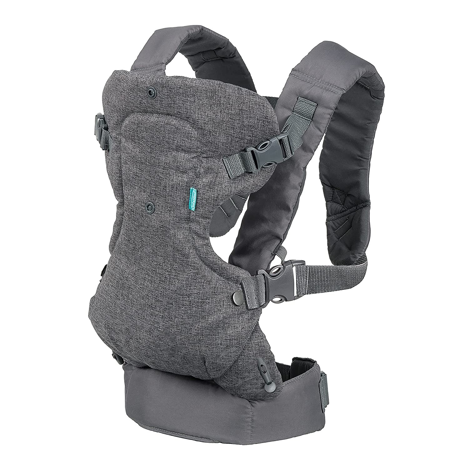Infantino Flip Advanced 4-in-1 Carrier – Ergonomic, convertible, face-in and face-out front and back carry for newborns and older babies 8-32 lbs