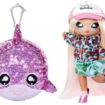Na! Na! Na! Surprise 2-in-1 Fashion Doll and Sparkly Sequined Purse Sparkle Series – Krysta Splash 7.5 Surfer Doll