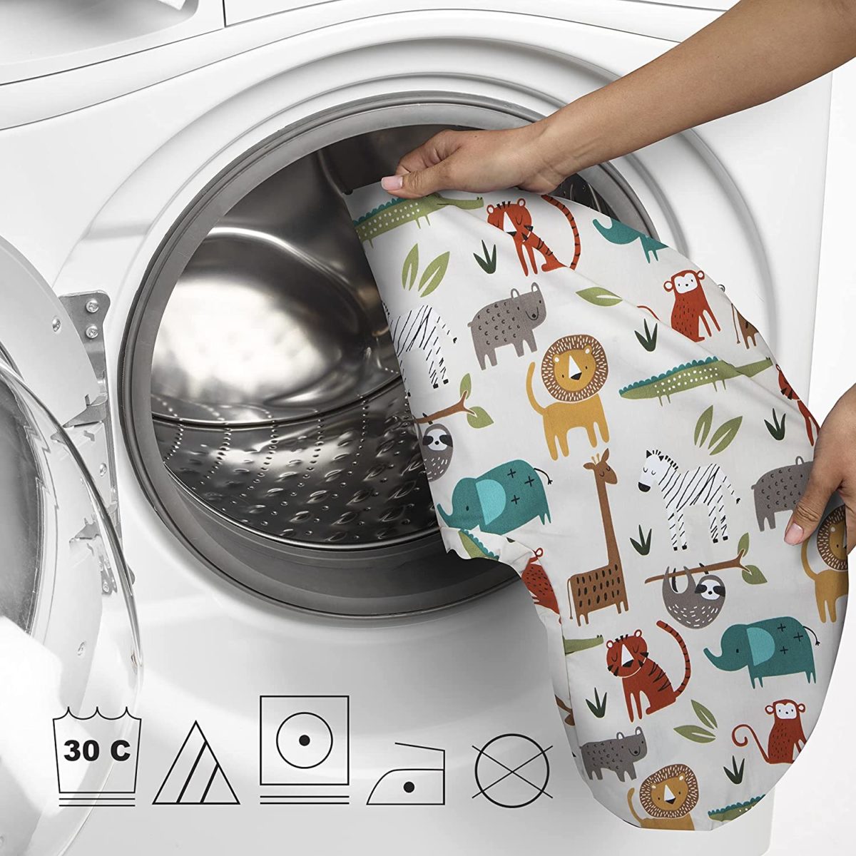 Boppy Nursing Pillow and Positioner—Original Neutral Jungle Colors