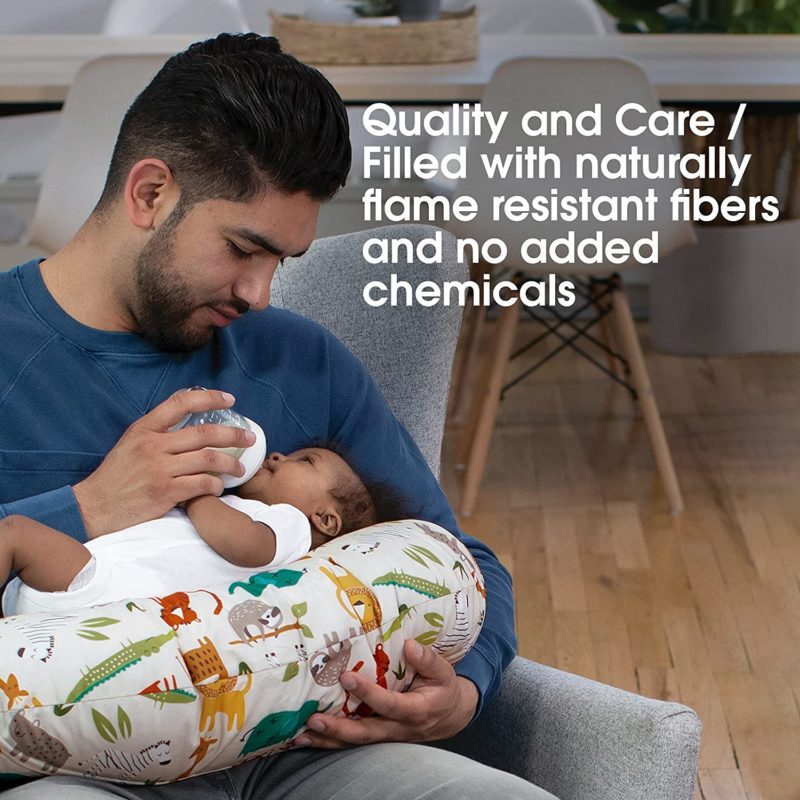 Boppy Nursing Pillow and Positioner—Original Neutral Jungle Colors