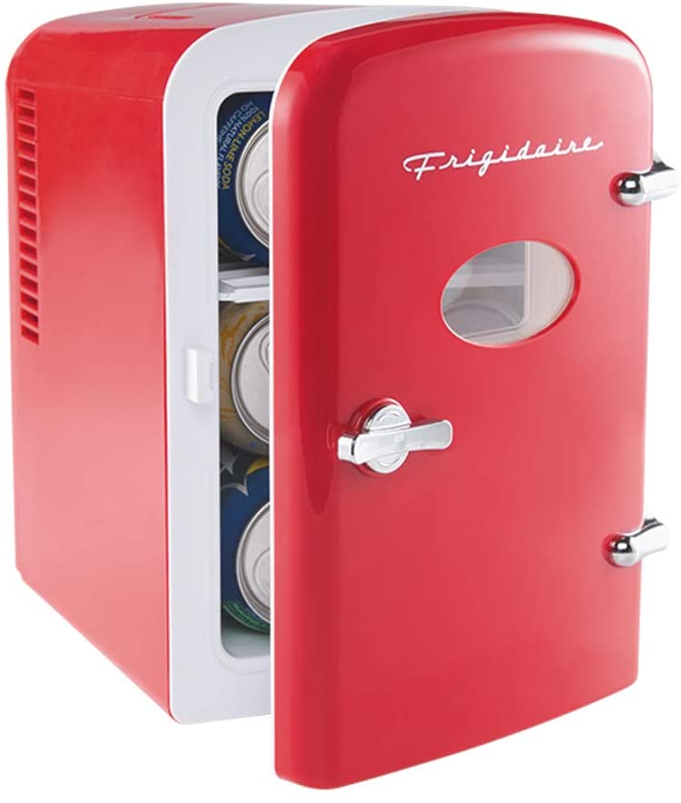 Frigidaire RED EFMIS129- CP4 Mini Portable Compact Personal Fridge Cooler