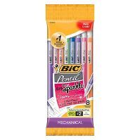 BIC #2 Xtra Sparkle Mechanical Pencils, 0.7mm, 8ct – Multicolor