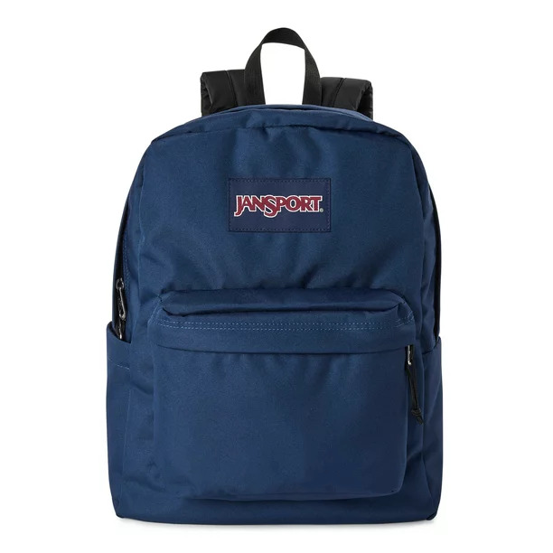 JanSport Unisex SuperBreak Backpack School Bag Navy Blue