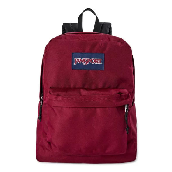 JanSport Unisex SuperBreak Backpack School Bag Russet Red Shop876kids