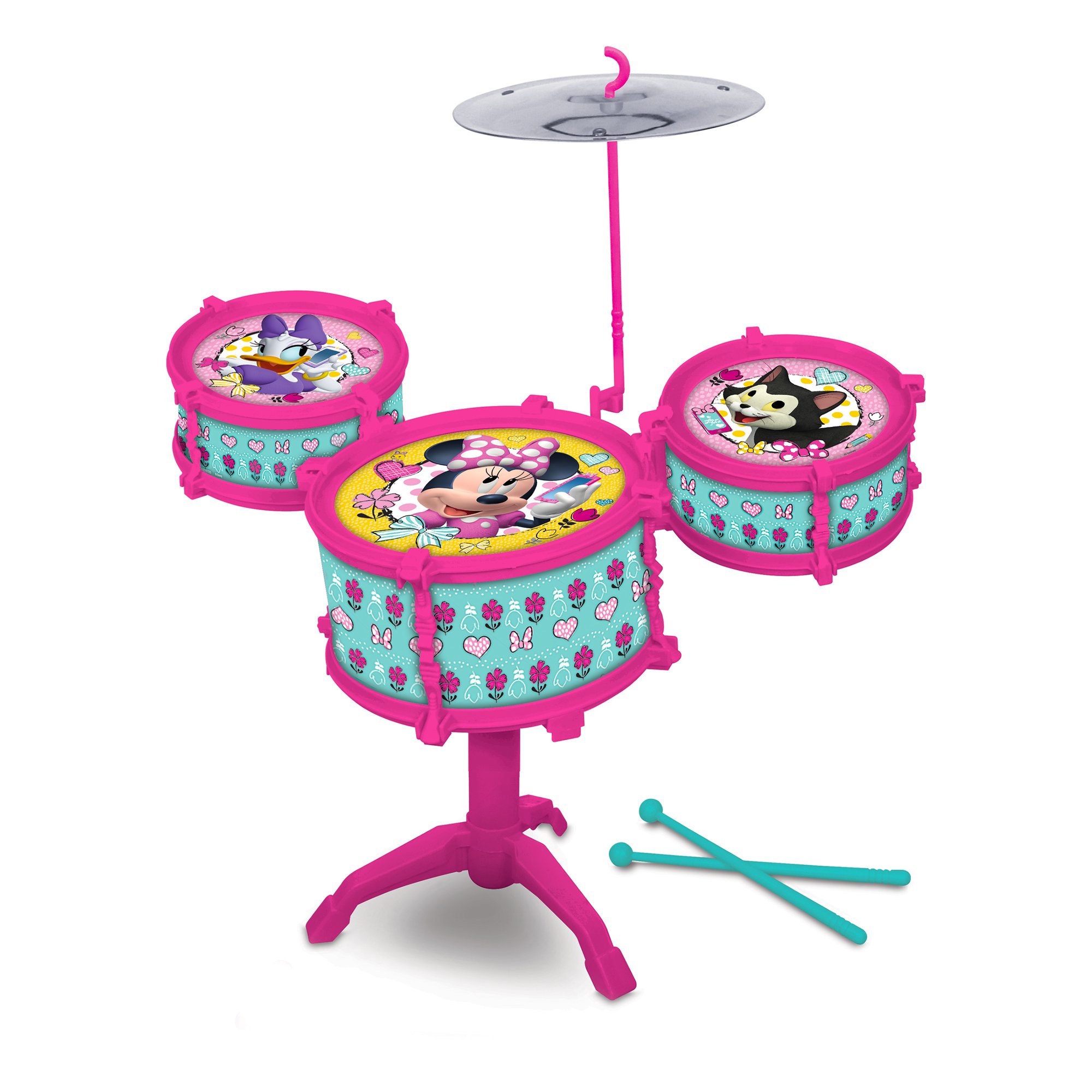 What Kids Want Minnie Mouse Drum Kit Set