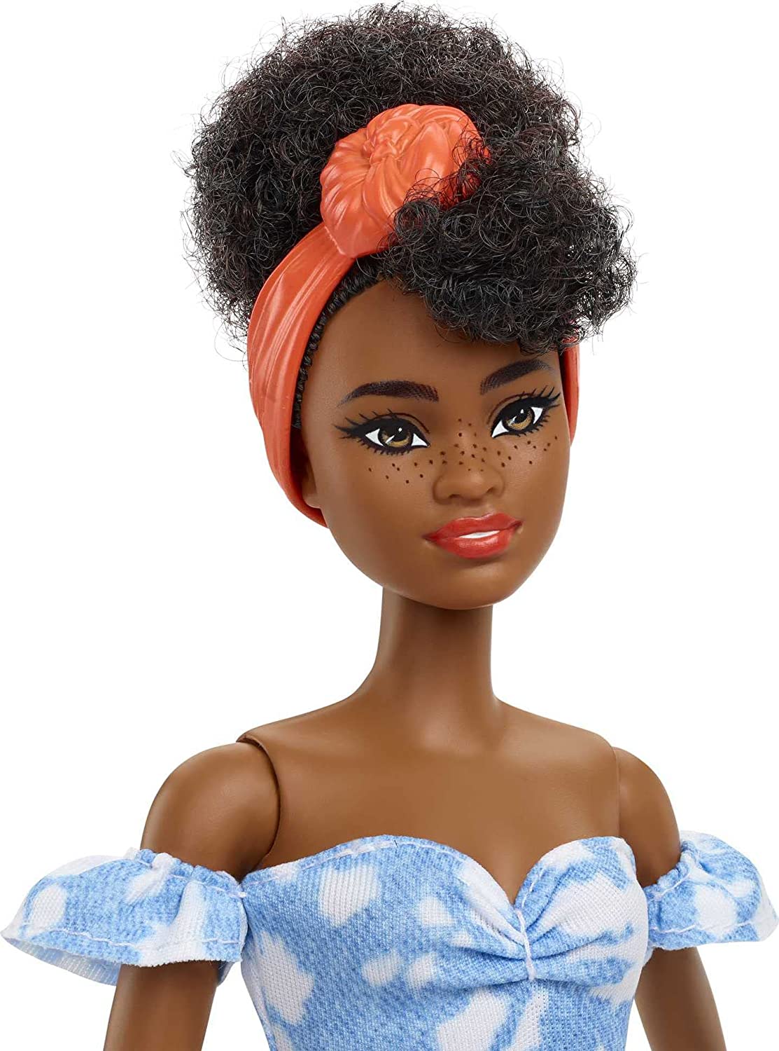 Barbie Fashionistas Doll #185 – Off-shoulder Bleached Denim Dress
