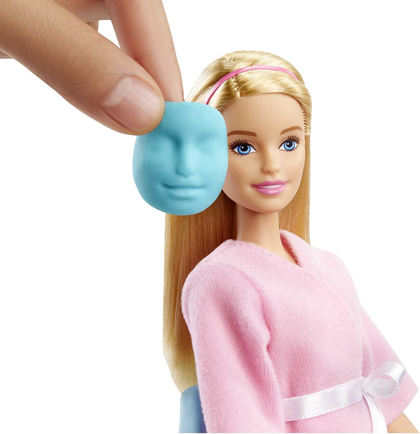 barbie spa face mask doll blonde 4