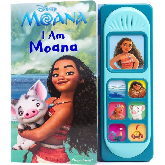 Disney Moana – I Am Moana Little Sound Book – PI Kids (Disney Moana: Play-A-Sound) (Play-A-Song) Board book – Sound Book