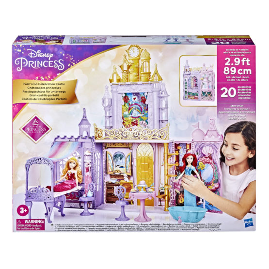 Disney Princess Fold n Go Celebration Castle, Folding Dollhouse