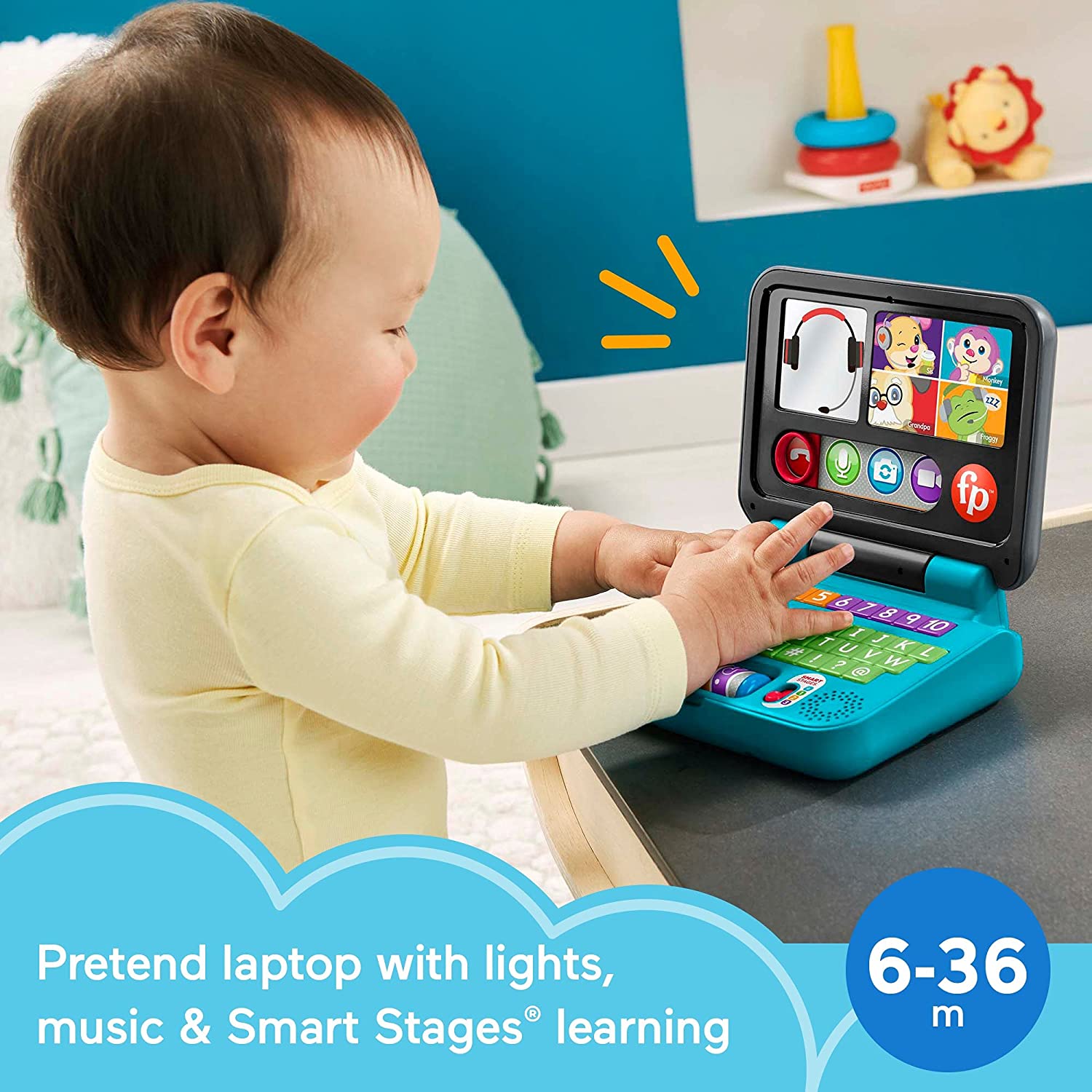 fisher price laugh & learn laptop 2