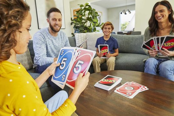 Giant Uno- UNO Giant Sized Card Game, Game For Kids, Adults And Family Night With 108 Oversized Cards