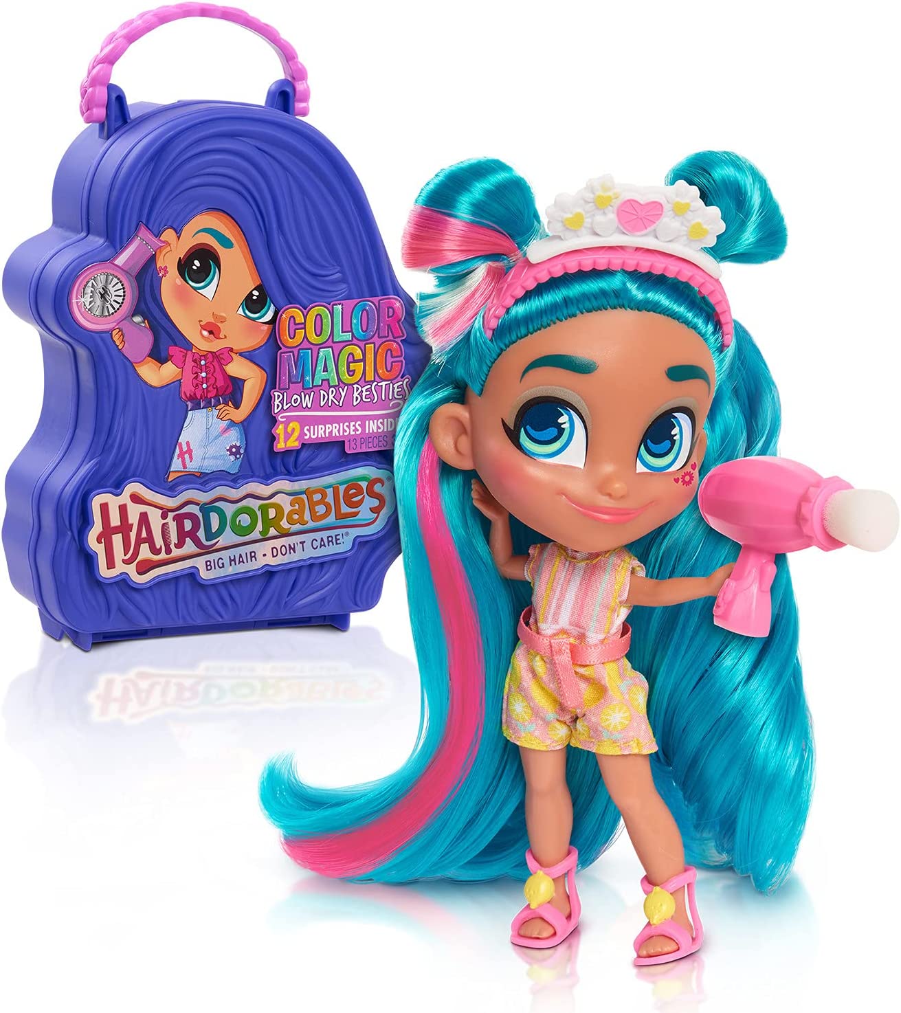 Just Play Hairdorables Collectible Doll Color Magic, Art Styles may vary Assorted