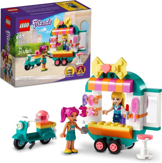 LEGO Friends Mobile Fashion Boutique 41719 Building Toy Set for Kids, Girls, and Boys Ages 6+ (94 Pieces)