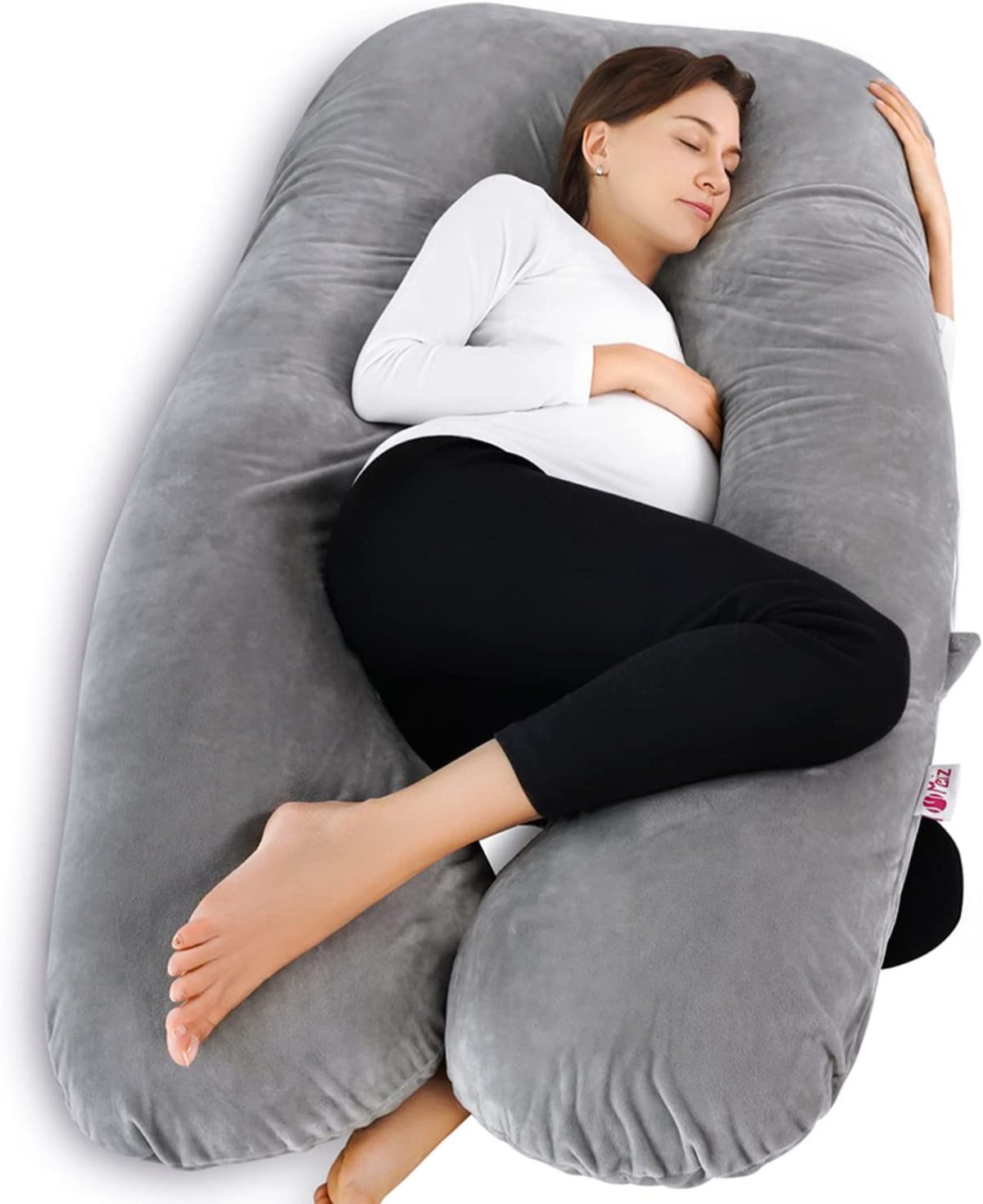 Meiz Pregnancy Pillow, U Shaped Full Body Pillow, Pregnancy Pillows 