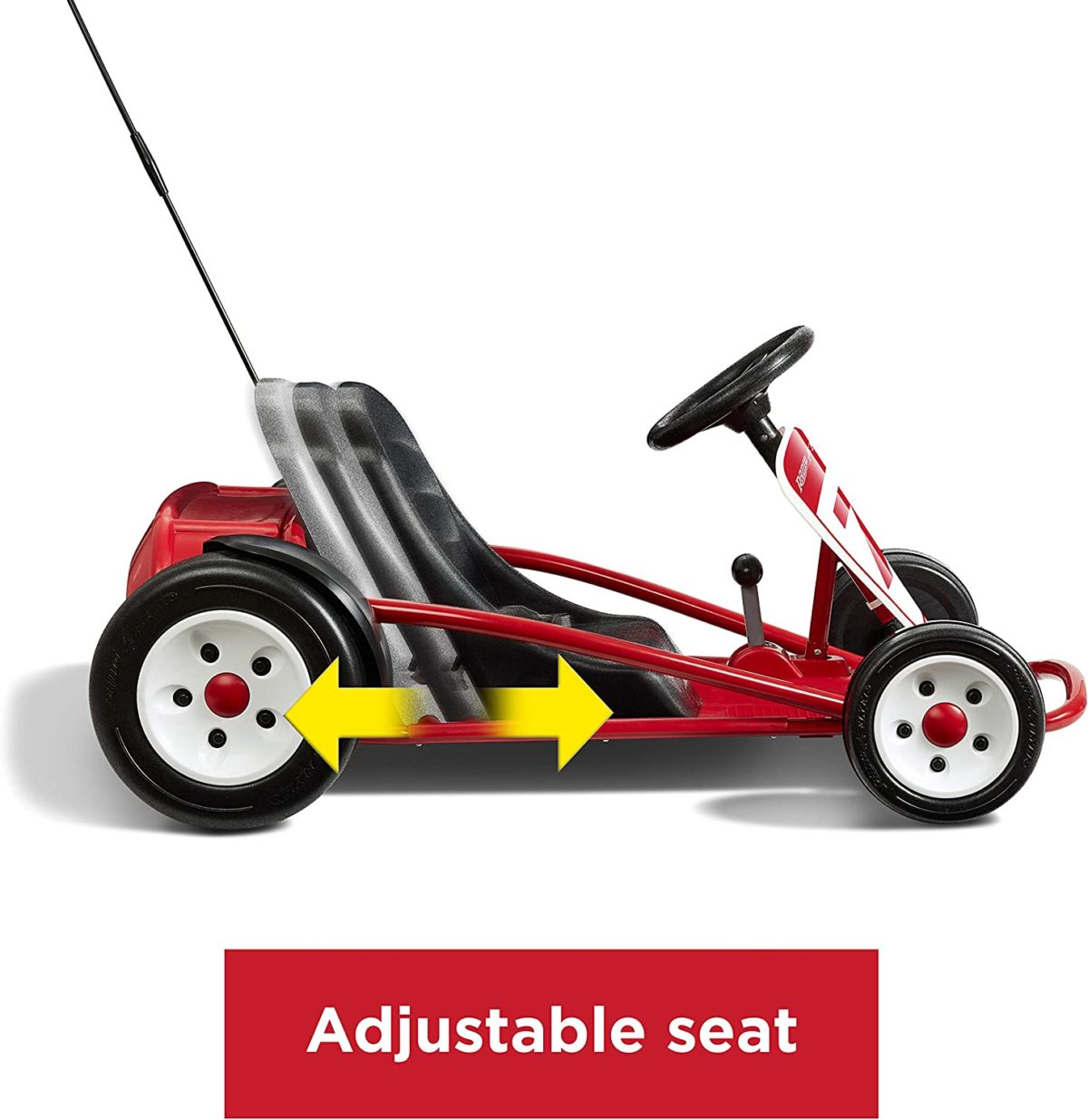 Radio Flyer Ultimate GoKart, 24 Volt Outdoor Ride On Toy, Red Go Kart