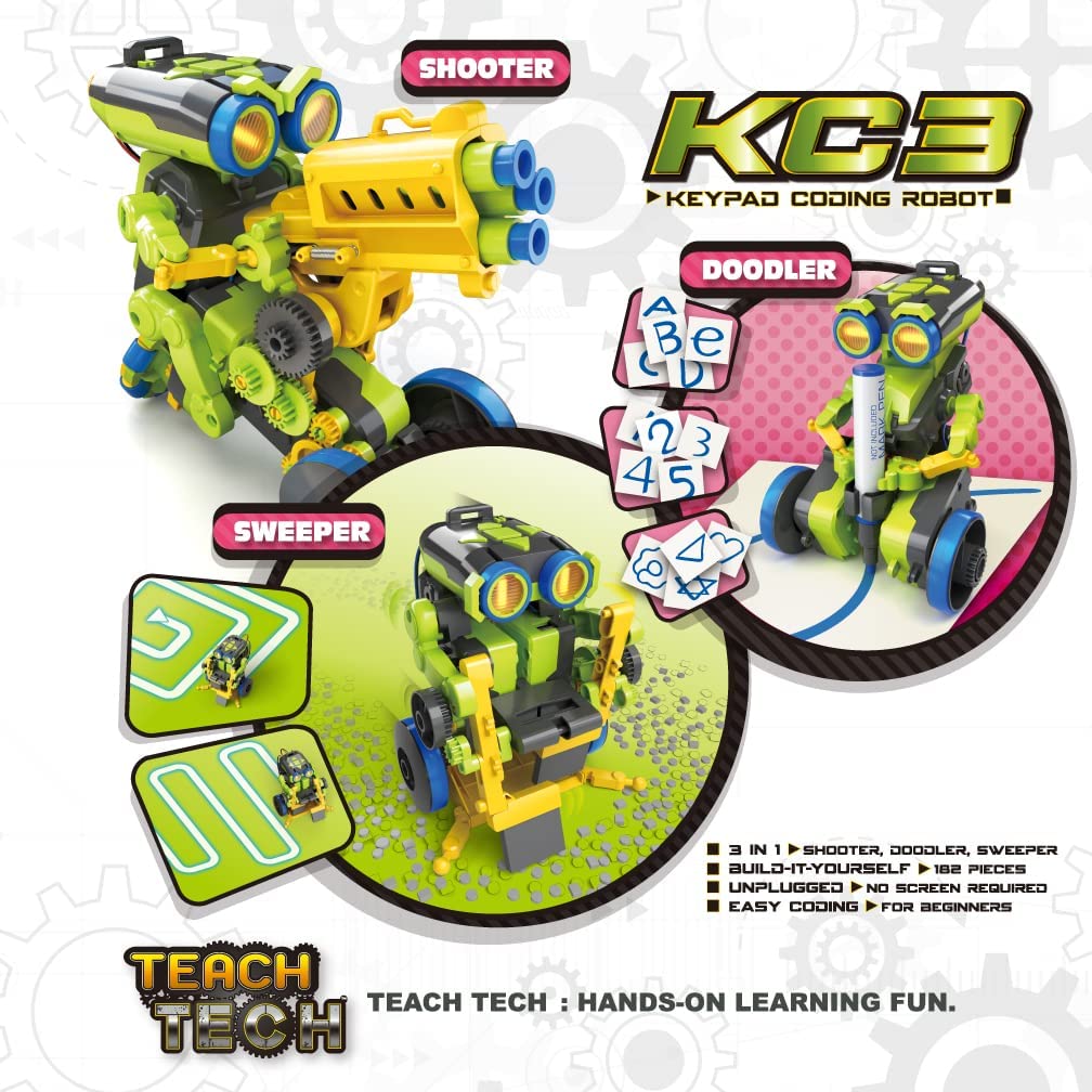TEACH TECH KC3 KEYPAD CODING ROBOT - THE TOY STORE
