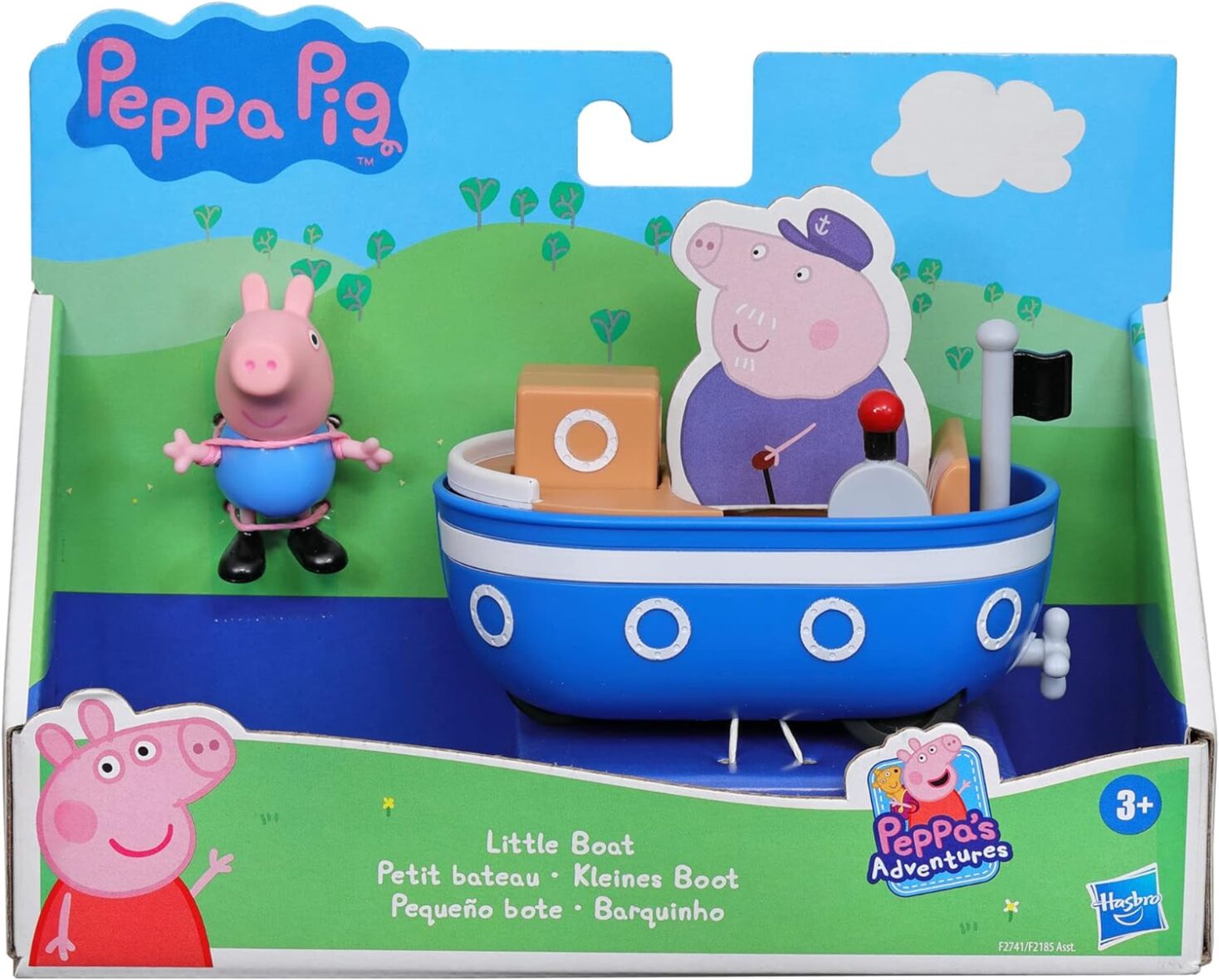 Peppa Pig Peppa’s Adventures Little Boat Toy Includes 3-inch George Pig Figure