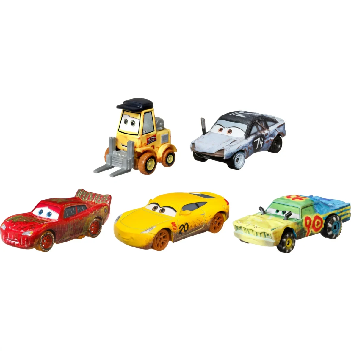 Disney and Pixar Cars 3 Vehicle 5-Pack of Toy Cars, Thunder Hollow Race