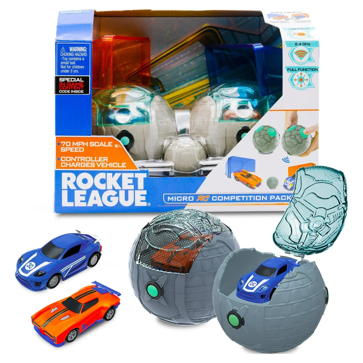 Rocket League Micro R/C Battle Vehicle 2 Pack. Official Rocket League Licensed Toy