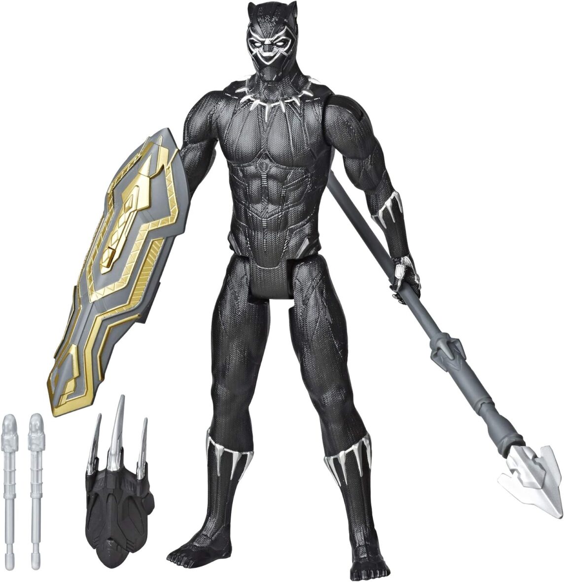 Avengers Titan Hero Series Blast Gear Deluxe Black Panther Action Figure, 12-Inch Toy