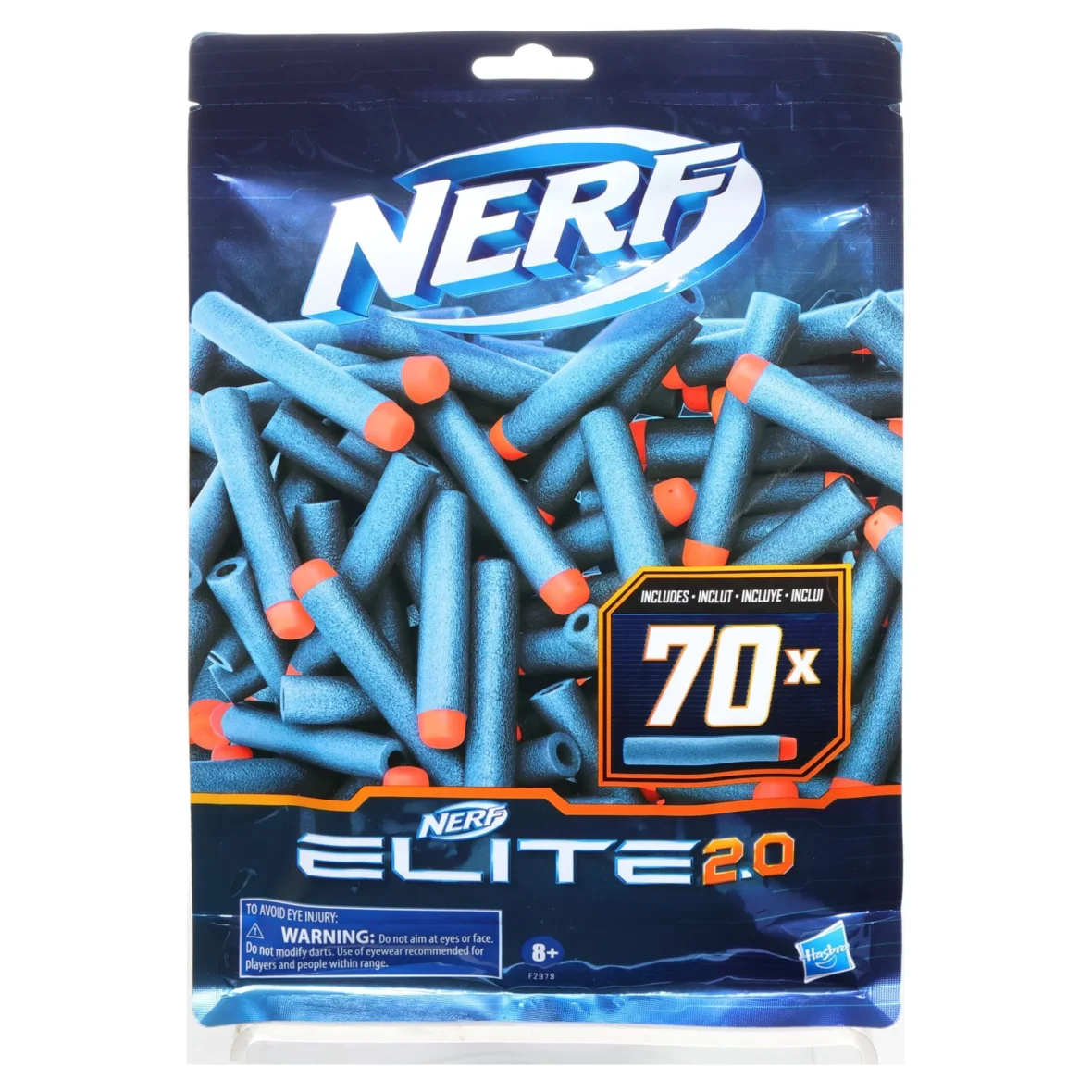 Nerf Elite 2.0 70-Dart Refill Pack, Includes 70 Official Nerf Elite 2.0 Darts